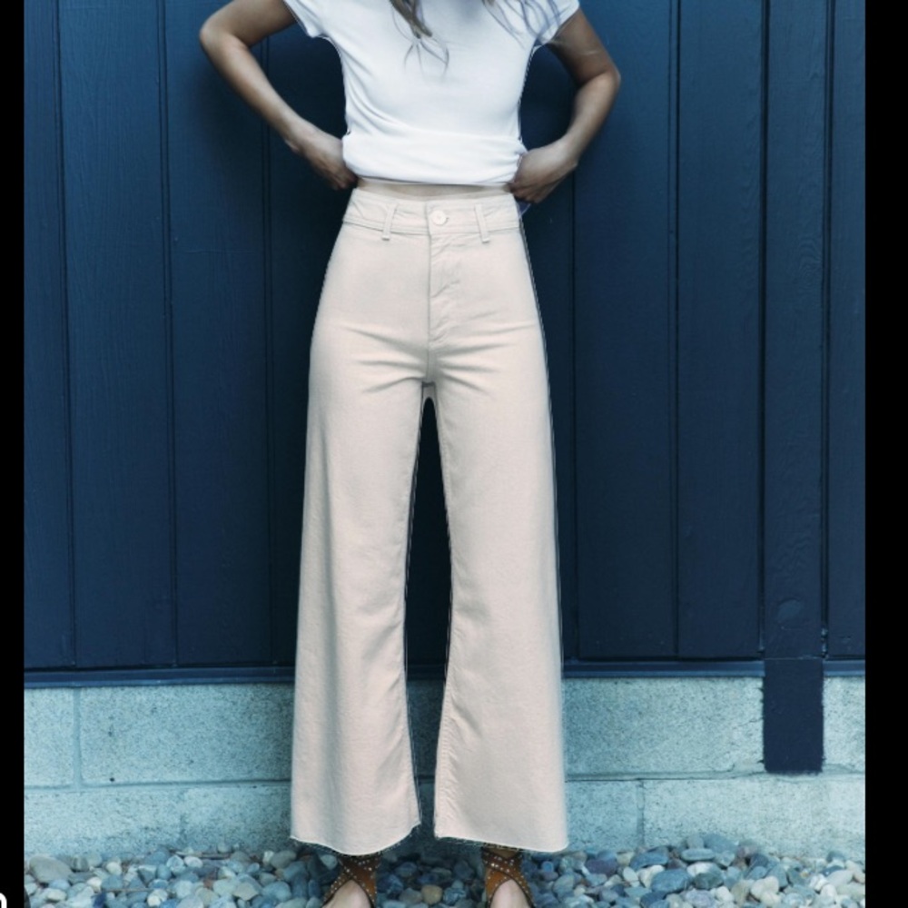 Marine straight Zara jeans